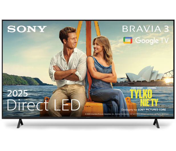 Sony BRAVIA 3 K-43S3 43" LED 4K Google TV Dolby Atmos - 1332627 - zdjęcie